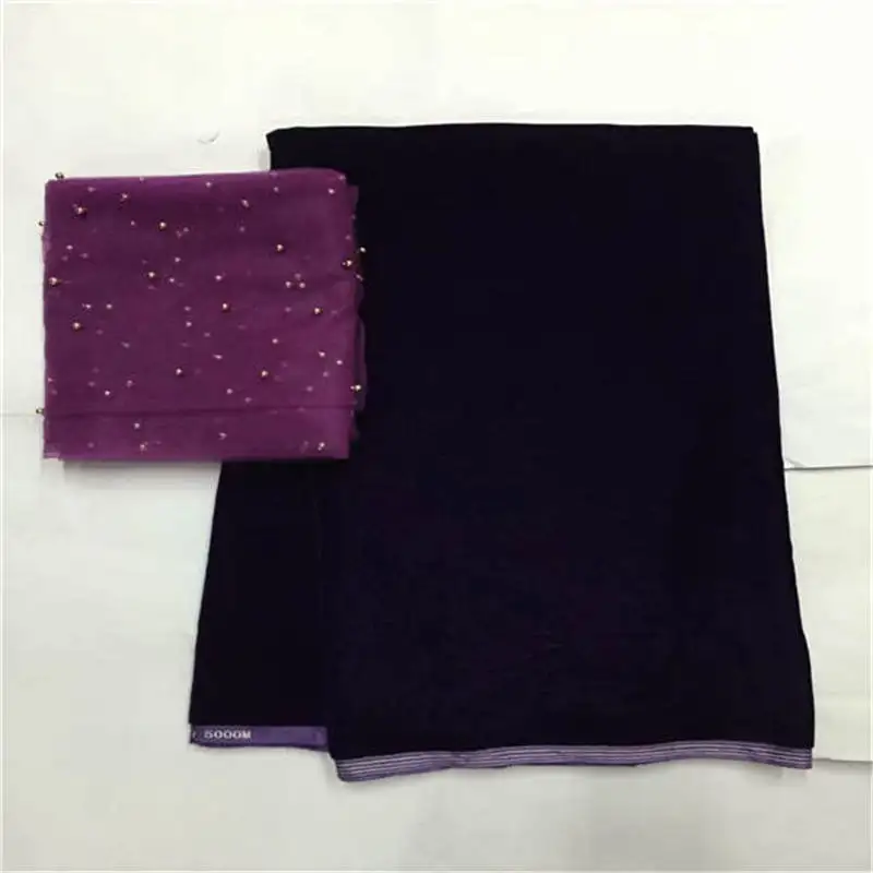 2021 высокое качество 5 + 2 ярда/комплект мягкая и гладкая африканская Бархатная