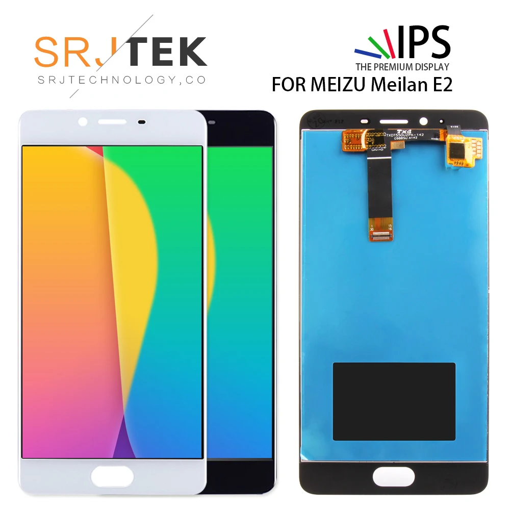 SRJTEK 5 дюймов LCD для Meizu Meilan E2 дисплей кодирующий преобразователь сенсорного экрана