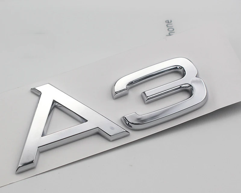 A3 A3 A4L A5 A6L A7 A8 Q3 Q5 Q7 1,8 т 2,0 т 2,4 3,0 Т 3,2 3,6 4,2 для audi все стволом выполнении Ёмкость автомобиля эмблемы Стайлинг Стикеры - Цвет: A3