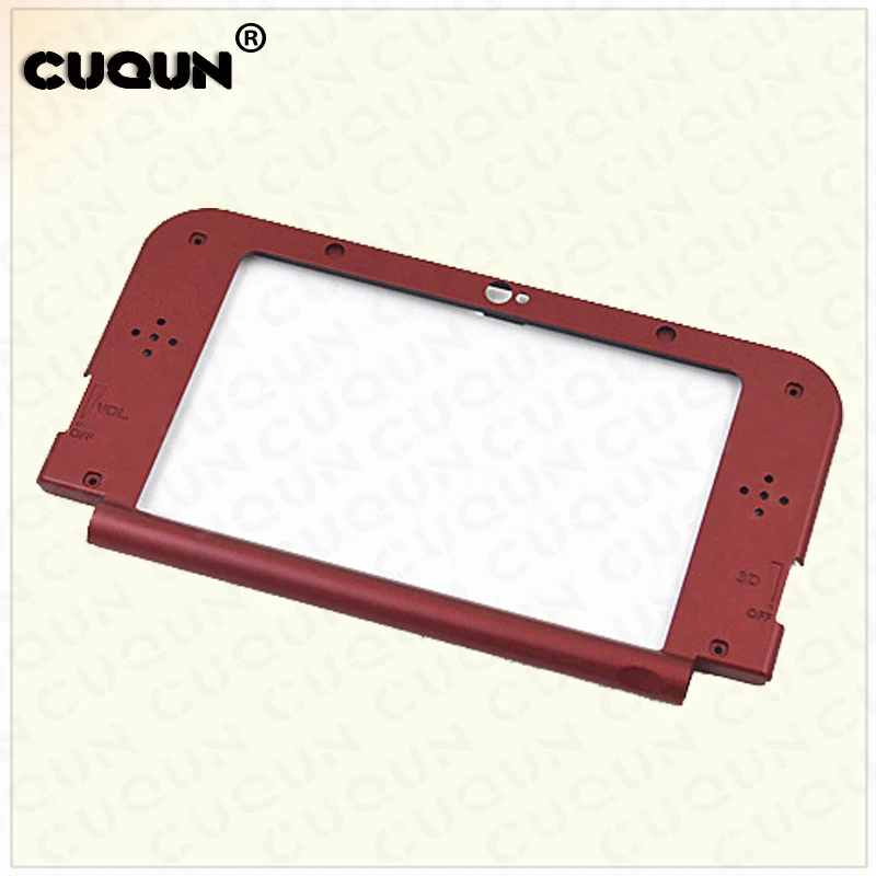 Оригинальная верхняя часть корпуса черного цвета для нового 3DS XL LL средняя рамка