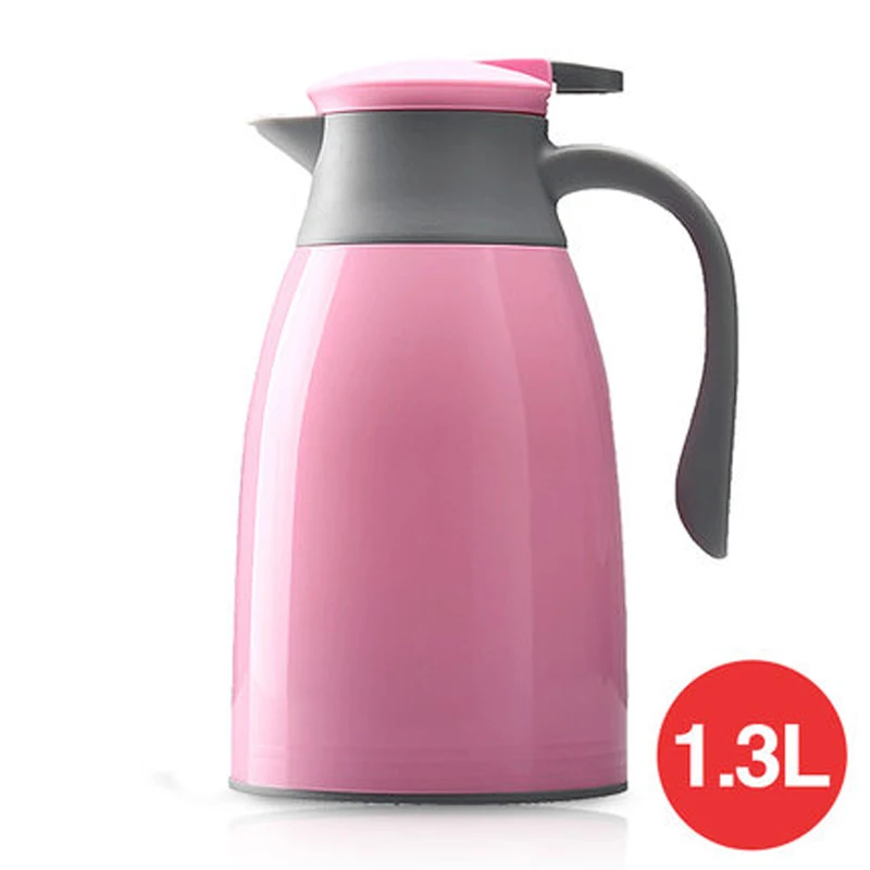 Стеклянный долговечный вакуумный термос с двойными стенками чайник л чай кофе