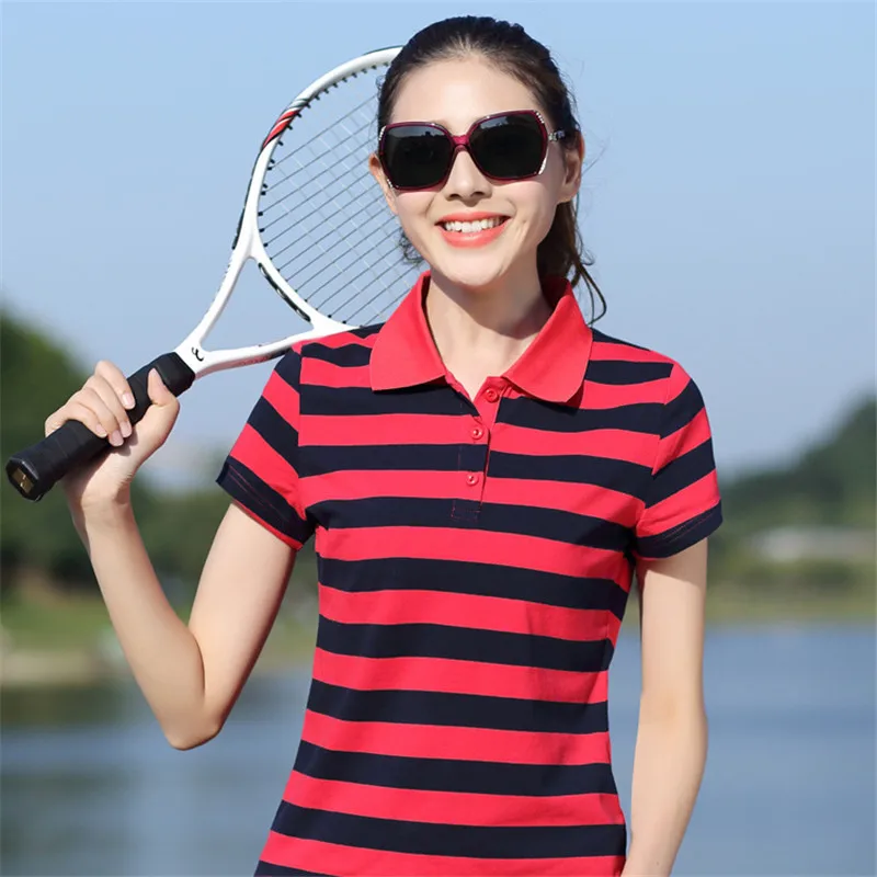 2017 модная женская летняя футболка в полоску большие размеры 4XL 5XL рубашки поло с
