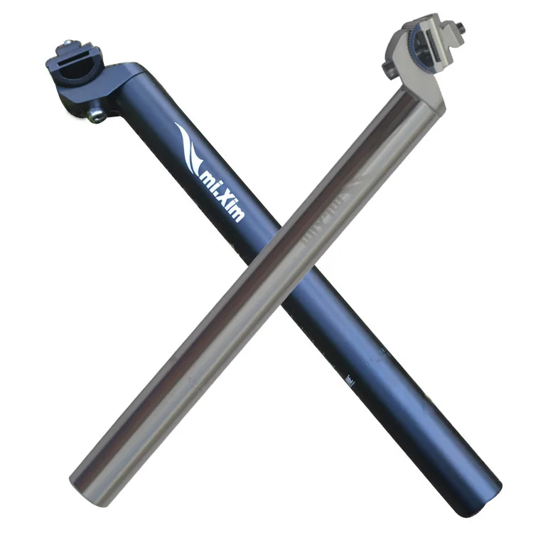 

Mi.Xim 31.6*350MM Silver Black Mountain Bike Seat post Bicycle Seat Tube
