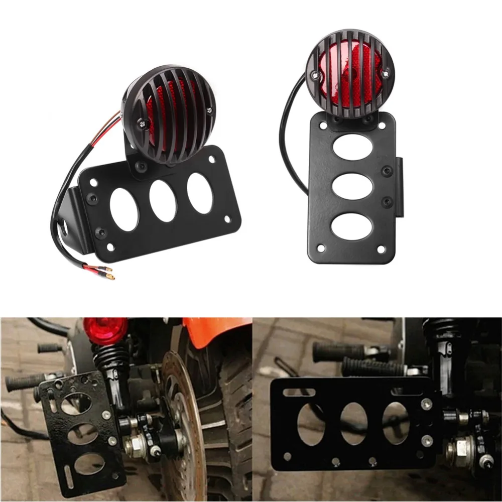 Боковое крепление для мотоцикла задний фонарь подставка номерного знака