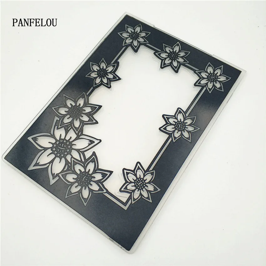 Пасхальная Цветочная рамка PANFELOU Искусственный Пластик для скрапбукинга сделай