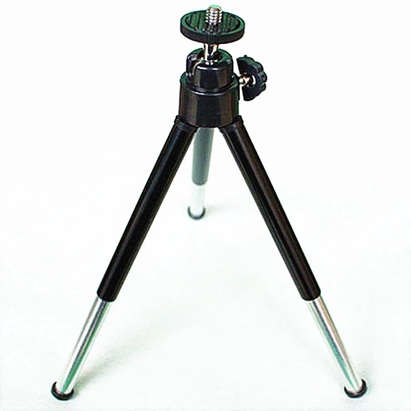 [Aaliyah] Telescopic portable mini tripod black silver Desktop photography Small digital SLR camera | Электроника