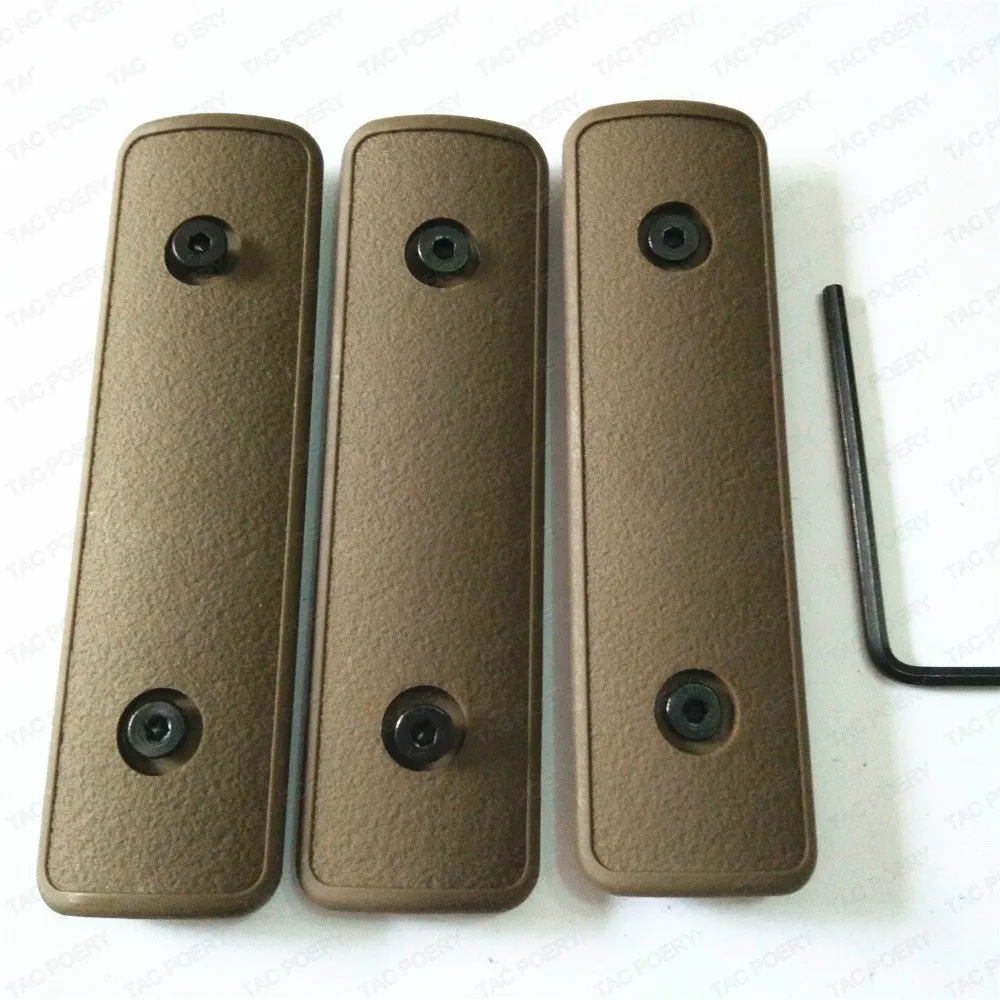 3 шт./упак. высокоударный полимер Keymod Rail Panel Section Handguard Cover for KeyMod Forend Охотничьи