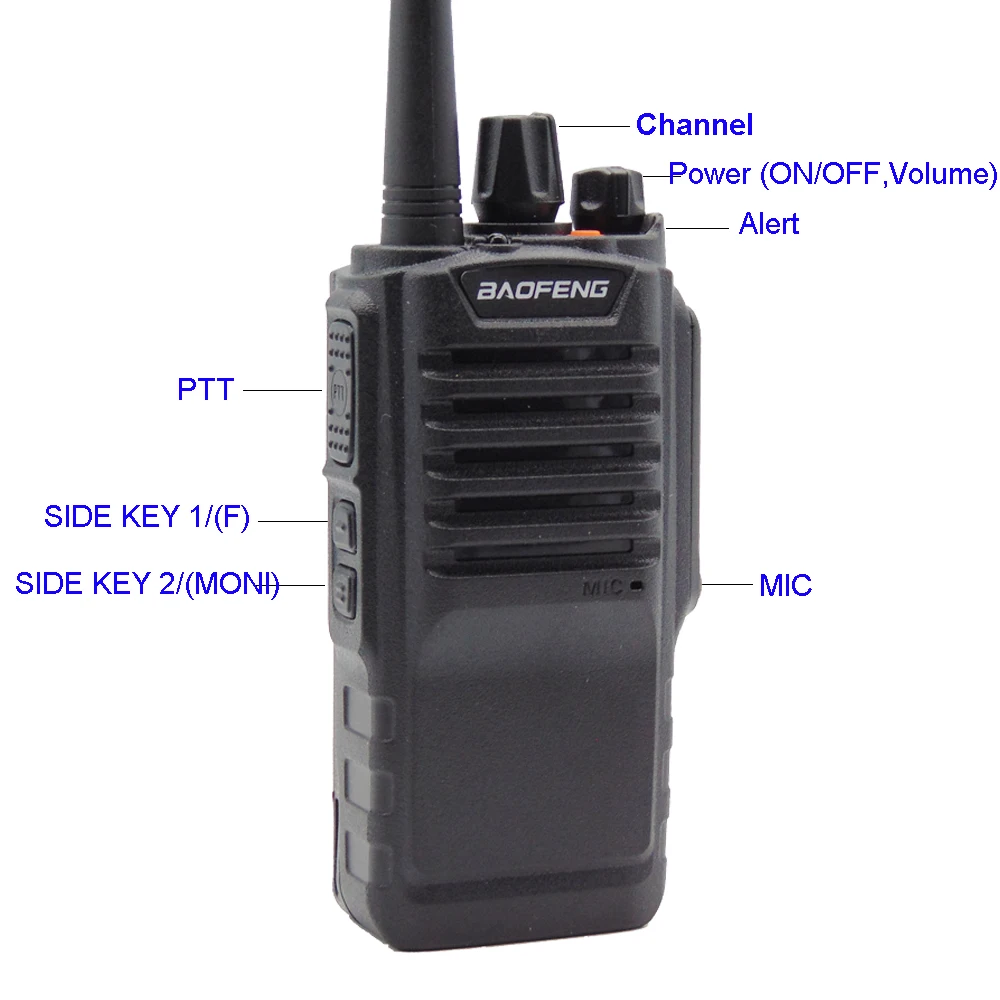 Baofeng BF-9700 IP67 Водонепроницаемый двухстороннее радио портативная рация UHF 400-520MHz CB ham Радио Comunicador трансивер сканер