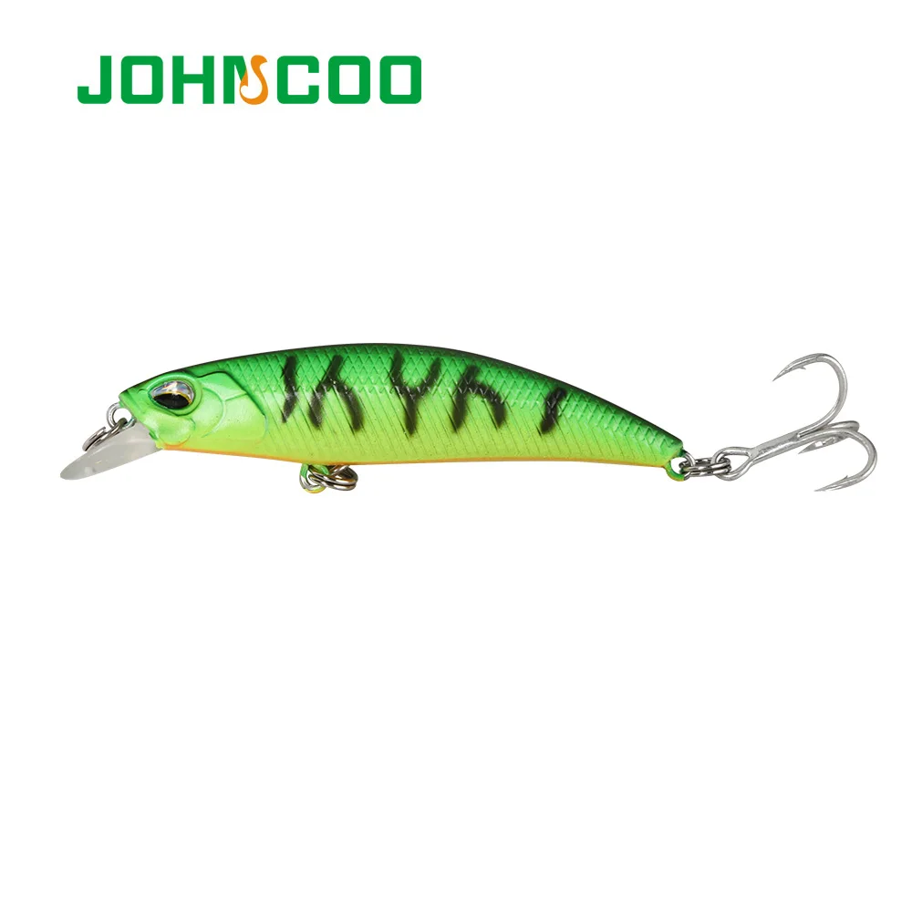JOHNCOO рыболовная Тонущая приманка Minnow 60 мм 4 5 г жесткая искусственная 3D воблер с