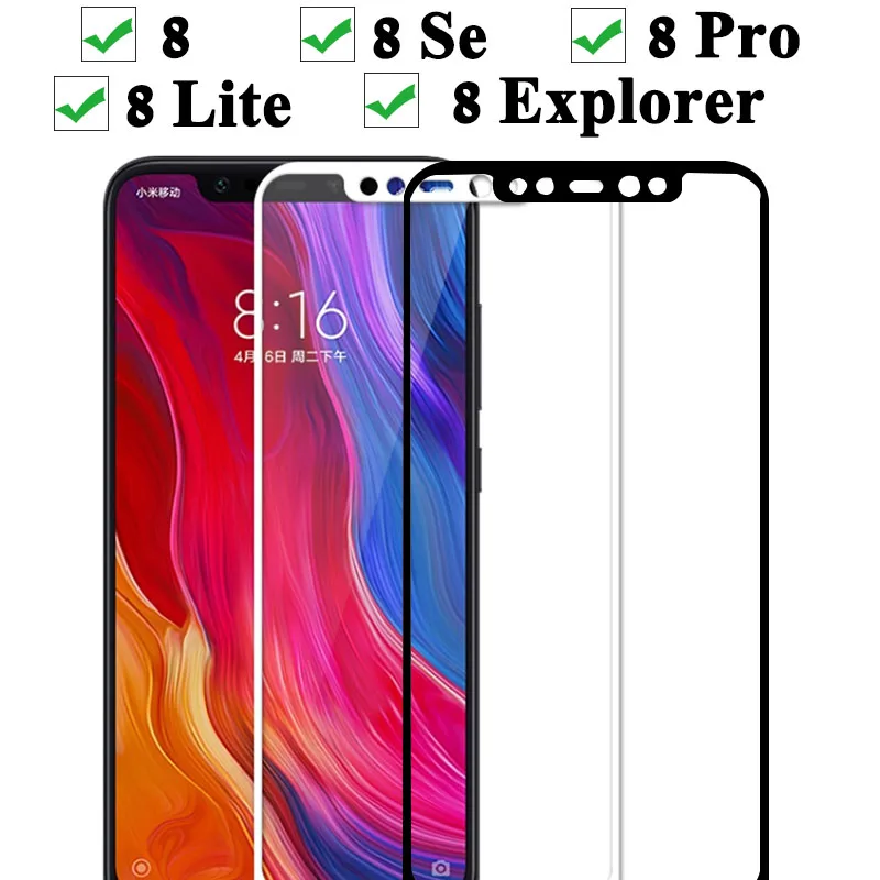 Защитное стекло для Xiaomi mi 8 Se Pro Lite Explorer закаленное стекло чехол на Ksio mi Xio mi Xia mi Xao mi 8 защитный светильник для экрана