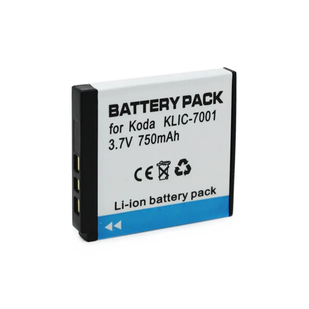 WHCYonline 750mAh KLIC 7001 K7001 аккумулятор цифровой камеры для Kodak M341 M340 M320 M1073|digital camera