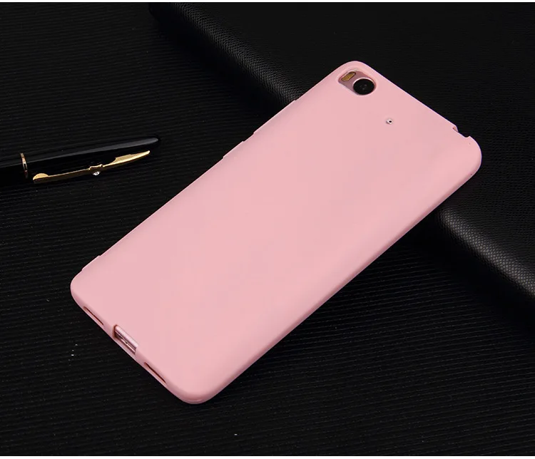 Pink Брендовый матовый чехол Ricestate для Xiaomi mi 5 mi 5S, 5,15 дюймов, Силиконовый ТПУ мягкий чехол для Xiaomi mi 5 mi 5S, Ультратонкий чехол - Цвет: Pink