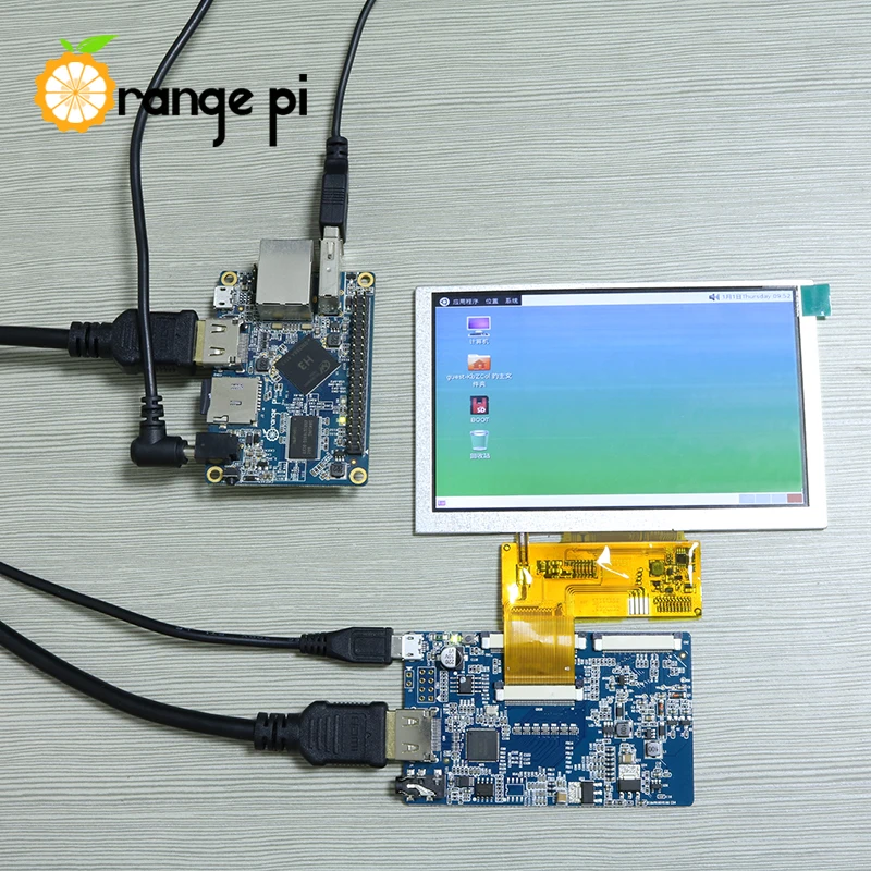 Оранжевый Pi 5-дюймовый TFT ЖК-экран только для платы H3 chip Orange | Компьютеры и офис