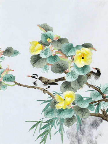 Набор для рукоделия из 100% натурального шелка Suzhou наборы с вышитыми узорами цветы