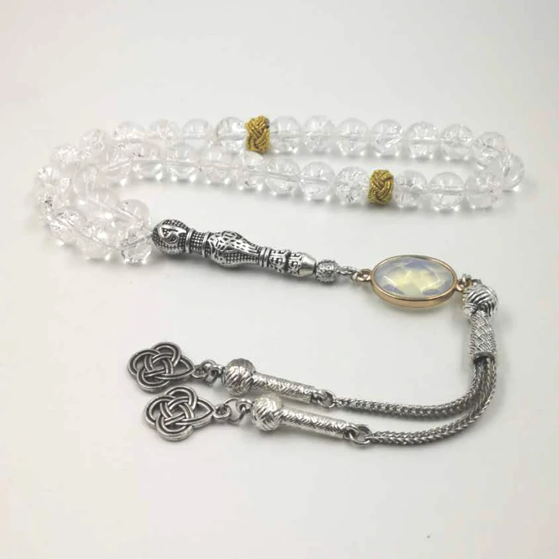 Взрыв Кристалл Tasbih 33 66 99 бусины женские браслеты для женщин misbaha опал кисточкой женский браслет уникальная дизайнерская бижутерия