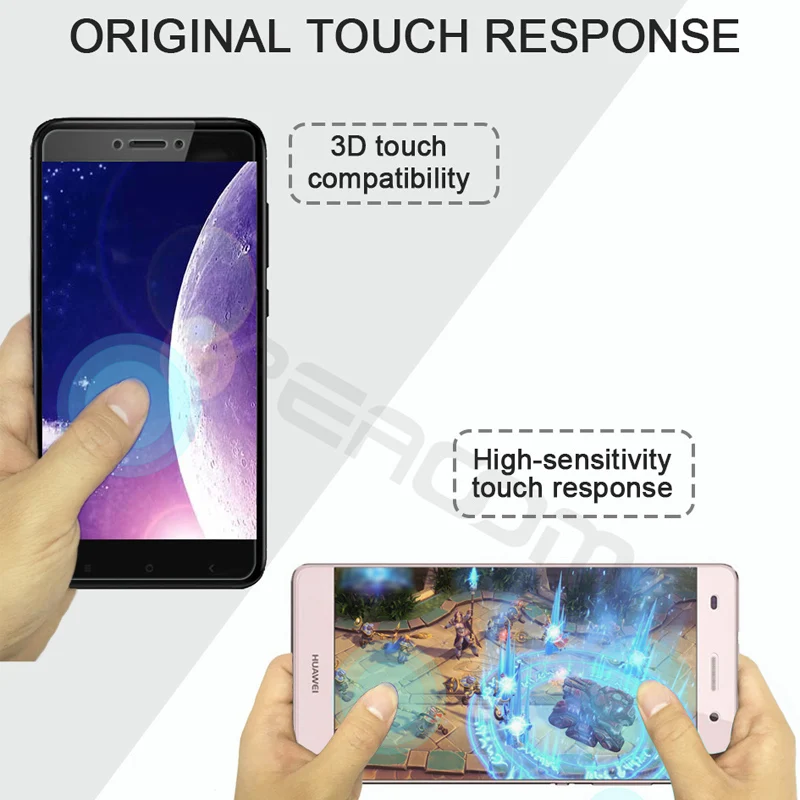 REAOOM 9 H 2.5D Закаленное стекло для Xiaomi Mi8 SE стеклянная пленка изогнутый край