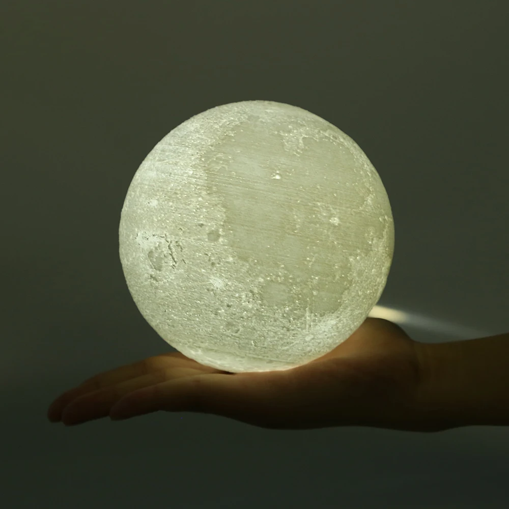 AGM Moon лампы Светодиодные Night Light Touch лунный свет 2 цвета изменить лампы luminaria подарок для ребенка домашнего декора дропшиппинг