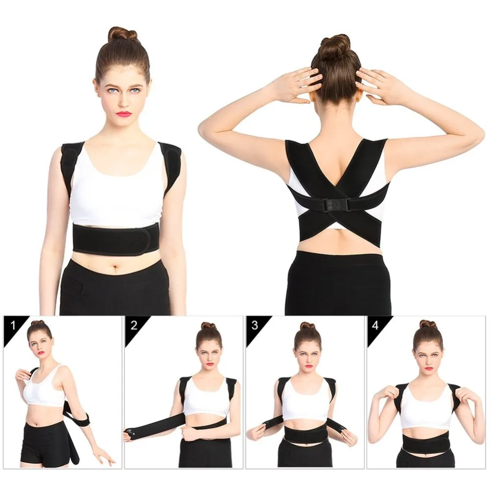 

Back Posture Corrector Corset Back Brace Support Belt Upper Back Shoulder Spine Support Belt Posture Correction For Men Women