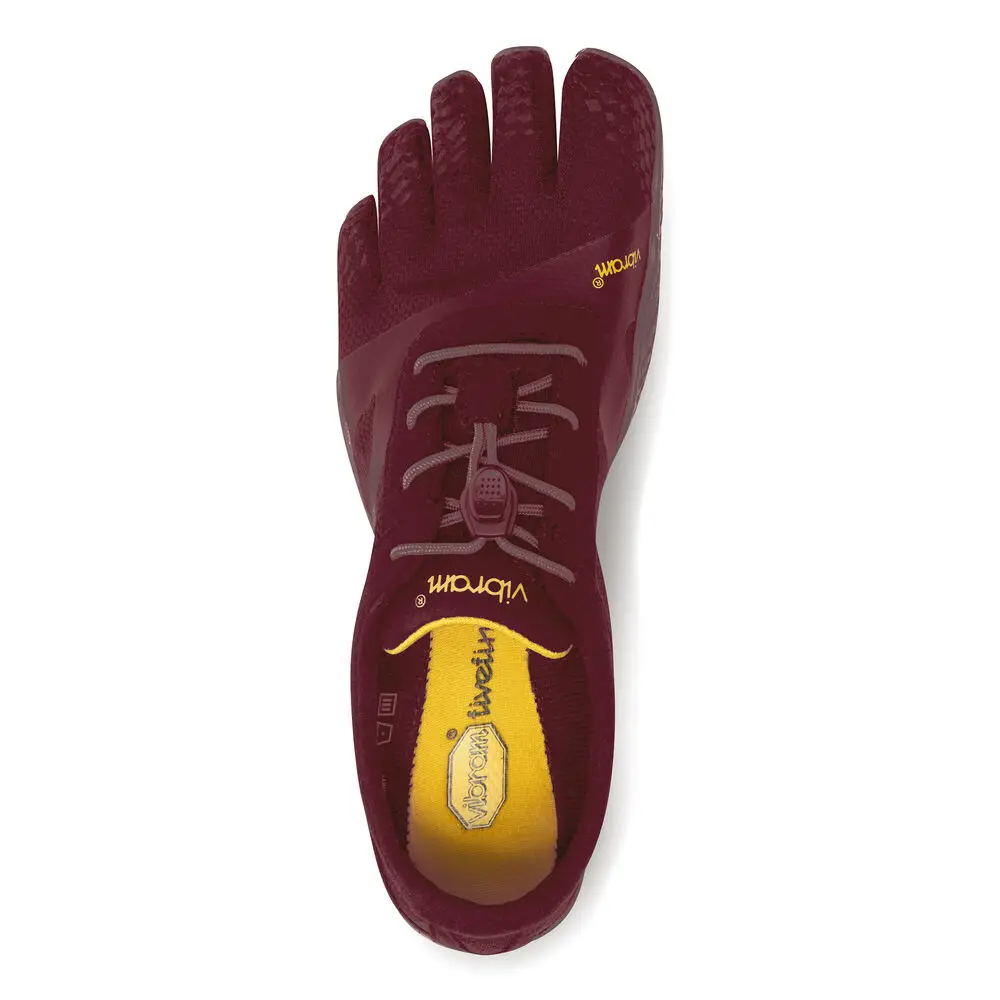 Vibram Fivefinger 2019 KSO EVO XS TREK Women Sneakers Burgundy Mesh Five Fingers Fast Lacing Slip Indoor Fitness Rubber Shoe