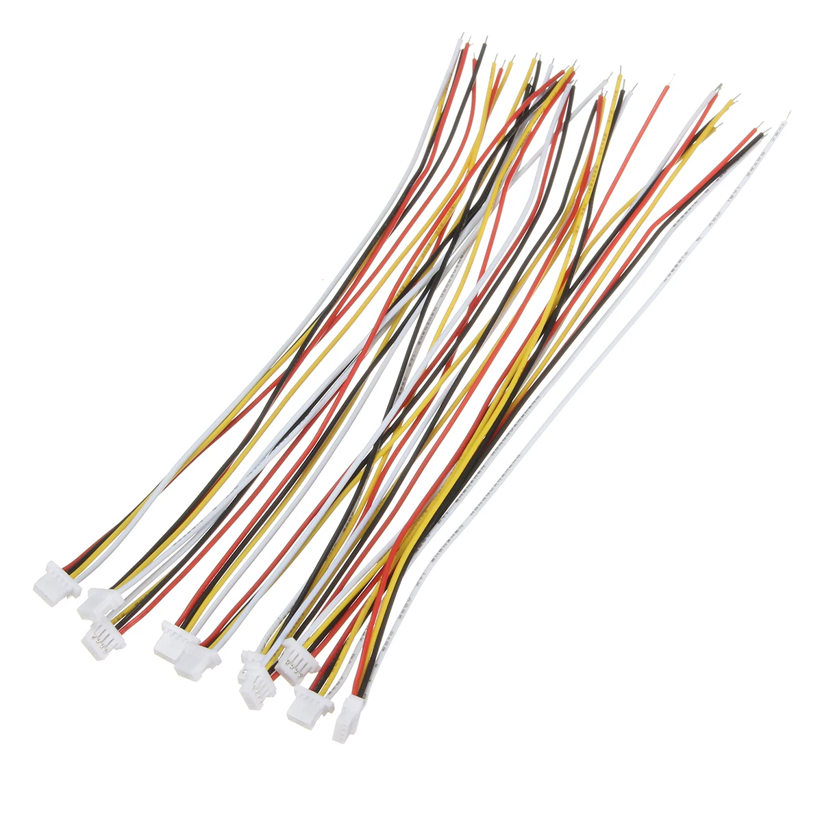20 шт. Мини Micro JST 1,0 мм SH 4-контактный разъем с проводами кабели 350 мм 28AWG