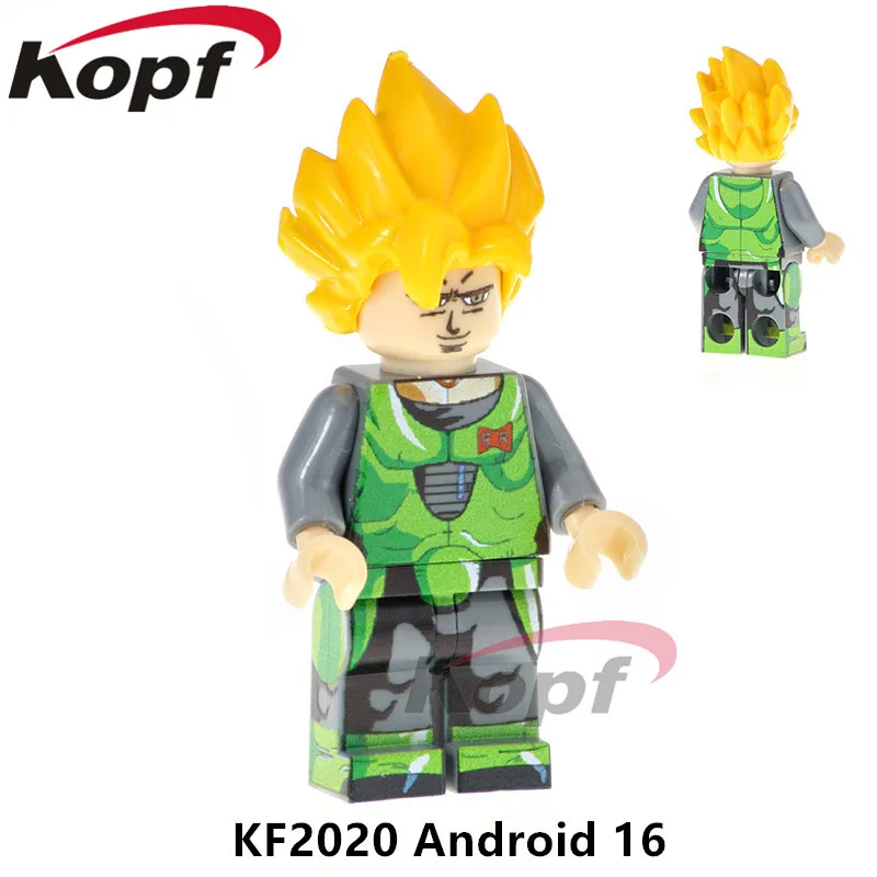 KF2022 Without Box Один Супер Герои движущиеся фигурки Dragon Ball Z обычный синий Krilin купюр Вермут будущее Мужские Шорты для купания Золотой фреиза строительные блоки - Цвет: KF2022 Without Box