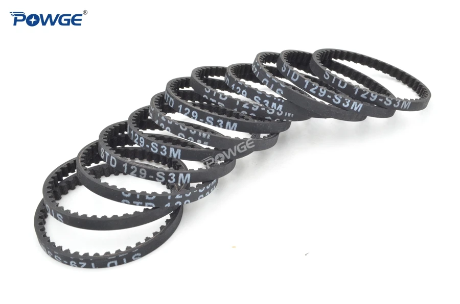 POWGE XRIDER 1/8 масштаб Радиоуправляемый велосипед набор приводной мотор ремень STD 129-S3M и 210-S3M Ширина 3,5 мм RC мотоцикл для X-Rider