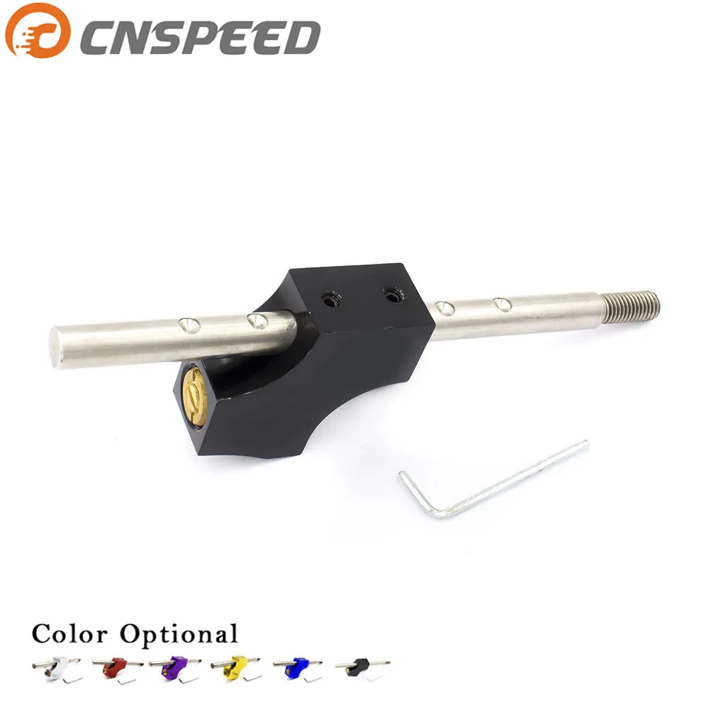 CNSPEED M10x1.5 Регулируемая короткая ручка переключения передач удлинитель для Honda Civic
