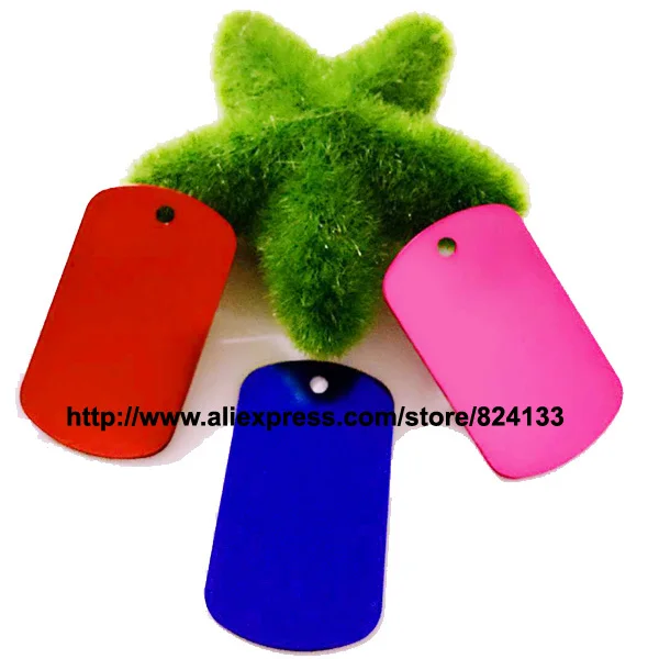 Бесплатная доставка 2019 США Военные собачьи бирки анодированные алюминиевые для