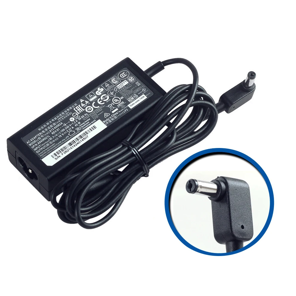Зарядное устройство для ноутбука с адаптером питания Acer ES1 512 P84G 411 ASES1 45W 19V