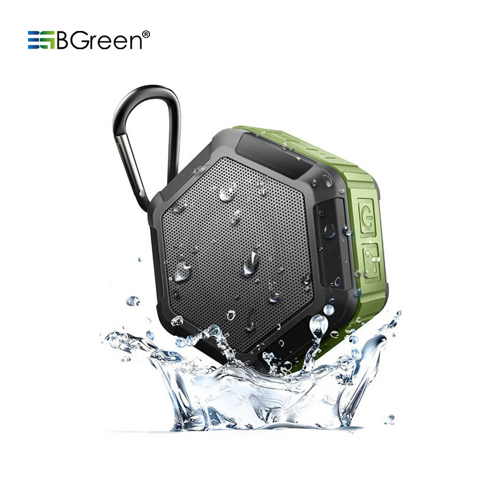 BGreen Открытый Bluetooth мини MP3 динамик Портативный водонепроницаемый IP65 ударопрочный