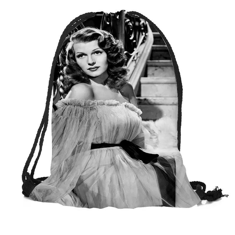 Рюкзак Rita Hayworth с принтом на шнурке дорожные пляжные школьные сумки большая
