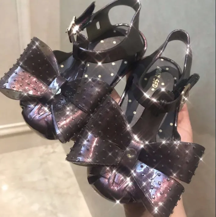 Мини Принцесса Мелисса обувь 2019 новые оригинальные девушки желе сандалии