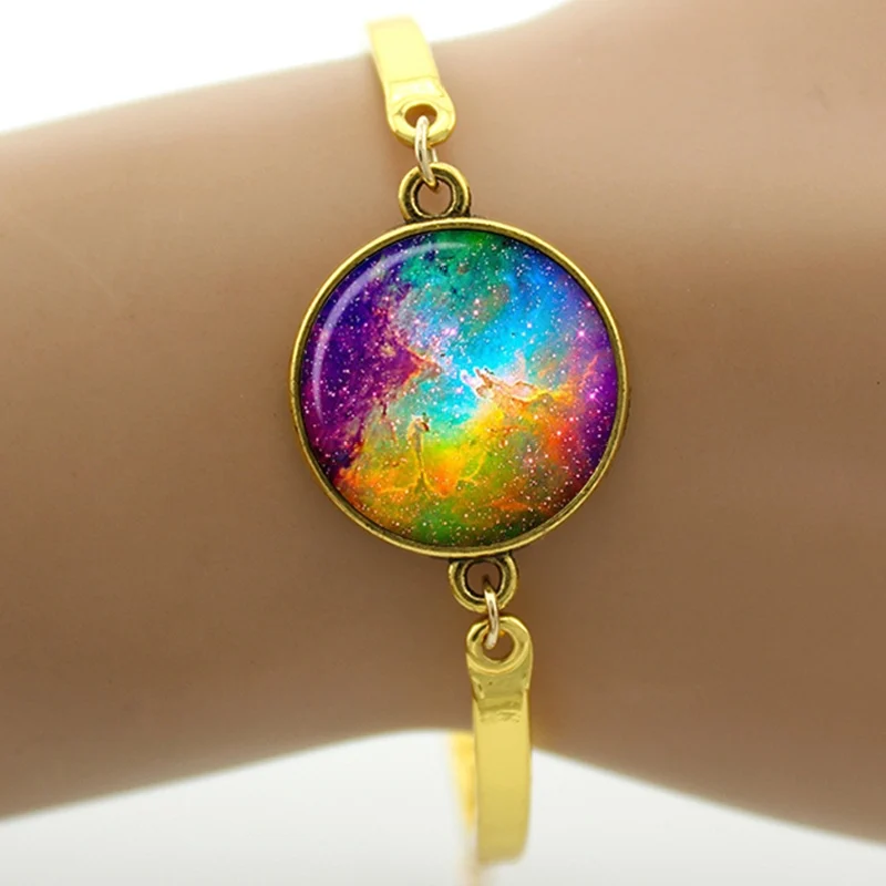 B129 TAFREE Chakra Art Горячая энергия исцеляющий браслет ювелирные изделия Религия Инь Ян Солнце Луна браслет с Туманностью для мужчин и женщин огненный дракон подарок B666 - Окраска металла: B129
