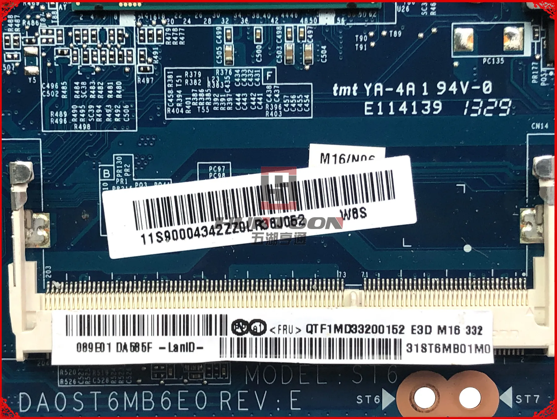 DA0ST6MB6F0 для lenovo IdeaPad Flex 14 серийная материнская плата для ноутбука SR170 I5-4200U FRU: 90004342 2 ГБ полностью протестирована