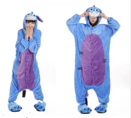 Профессиональная Пижама с ослом Eeyore костюм для Хэллоуина|party party party|party halloweenparty