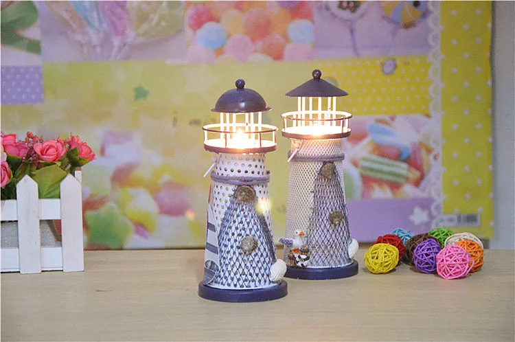 Бесплатная доставка новый подсвечник в средиземноморском стиле из кованого