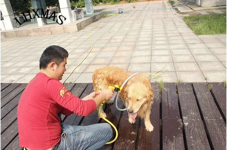 Шайба для собак насадка душа в форме кольца на 360 градусов принадлежности очистки