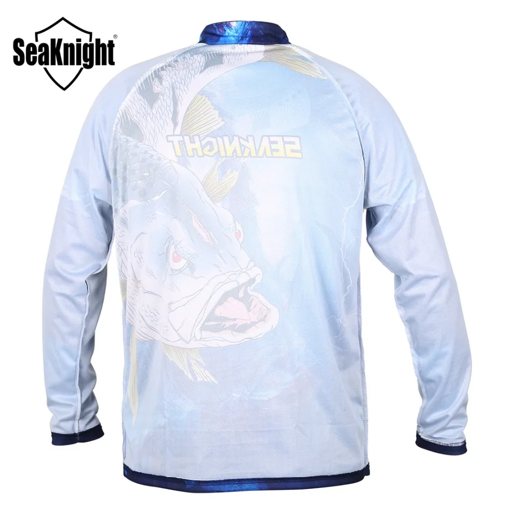 SeaKnight рыболовная одежда SK004 с длинным рукавом и защитой от ультрафиолета летняя