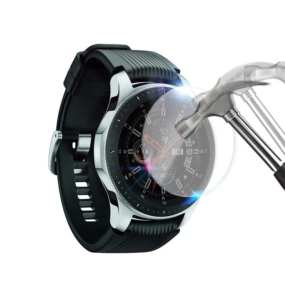 Закаленное стекло для защиты экрана Samsung Galaxy Watch 46 мм 42 защитная пленка на весь