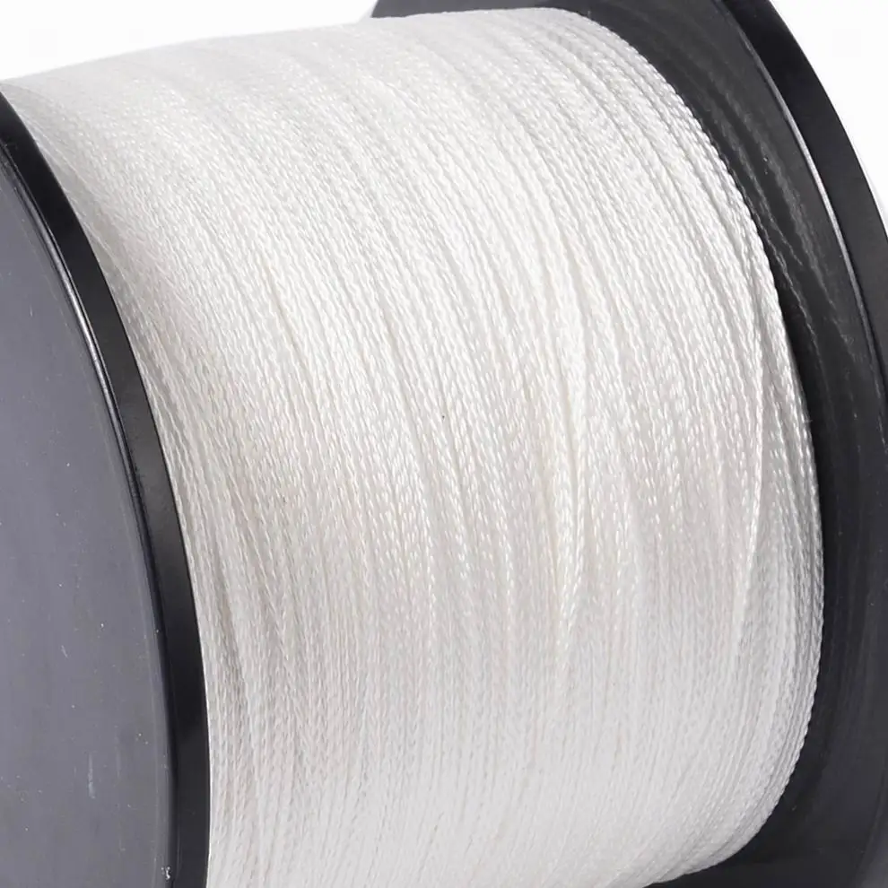 500 м/рулон белой рыболовной проволоки сверхпрочная мультифиламентная плетеная