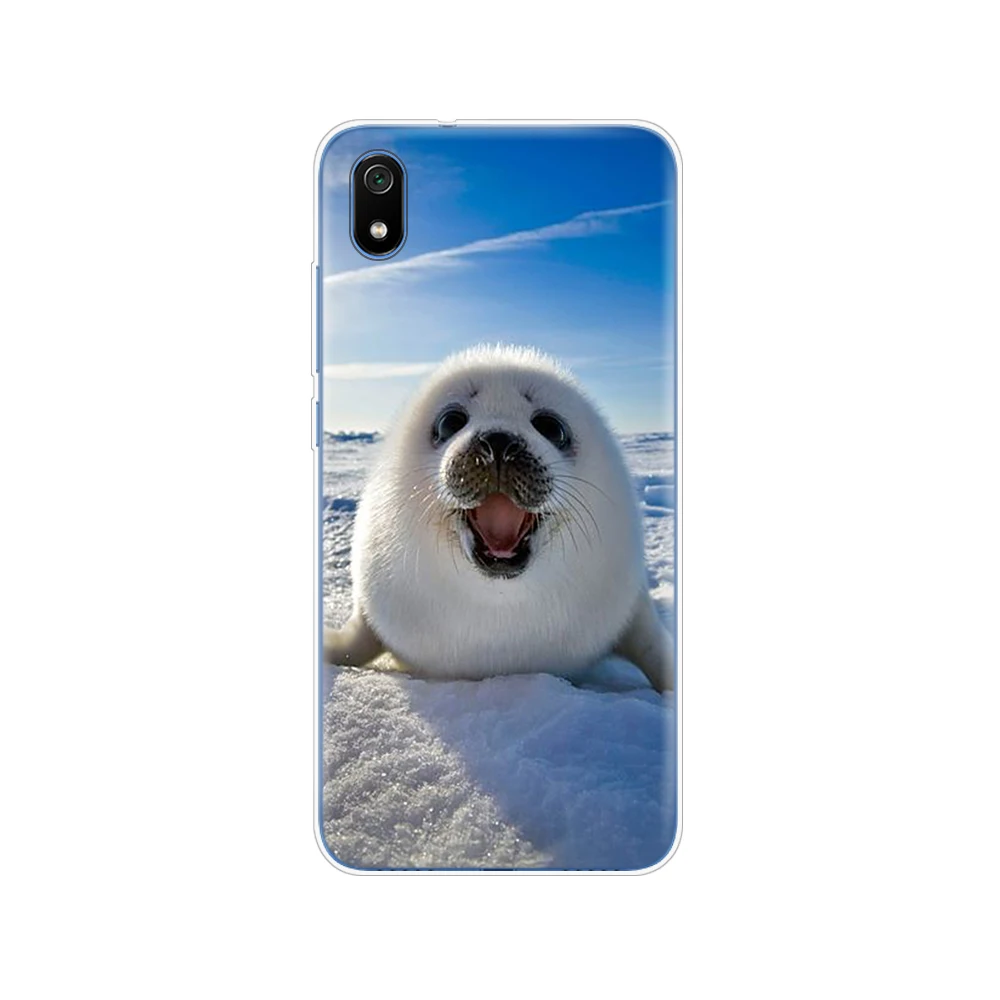 61861 Силиконовый чехол для xiaomi redmi 7a, чехлы, мягкая задняя крышка из ТПУ для redmi 7 a, бампер hongmi 7a, чехол для телефона, полная Защита, Чехол - Цвет: 61861