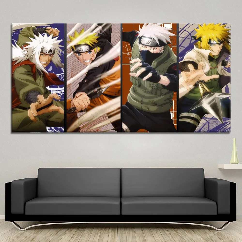 Современные декоративные стены для дома 1 панель Наруто Shippuden плакат