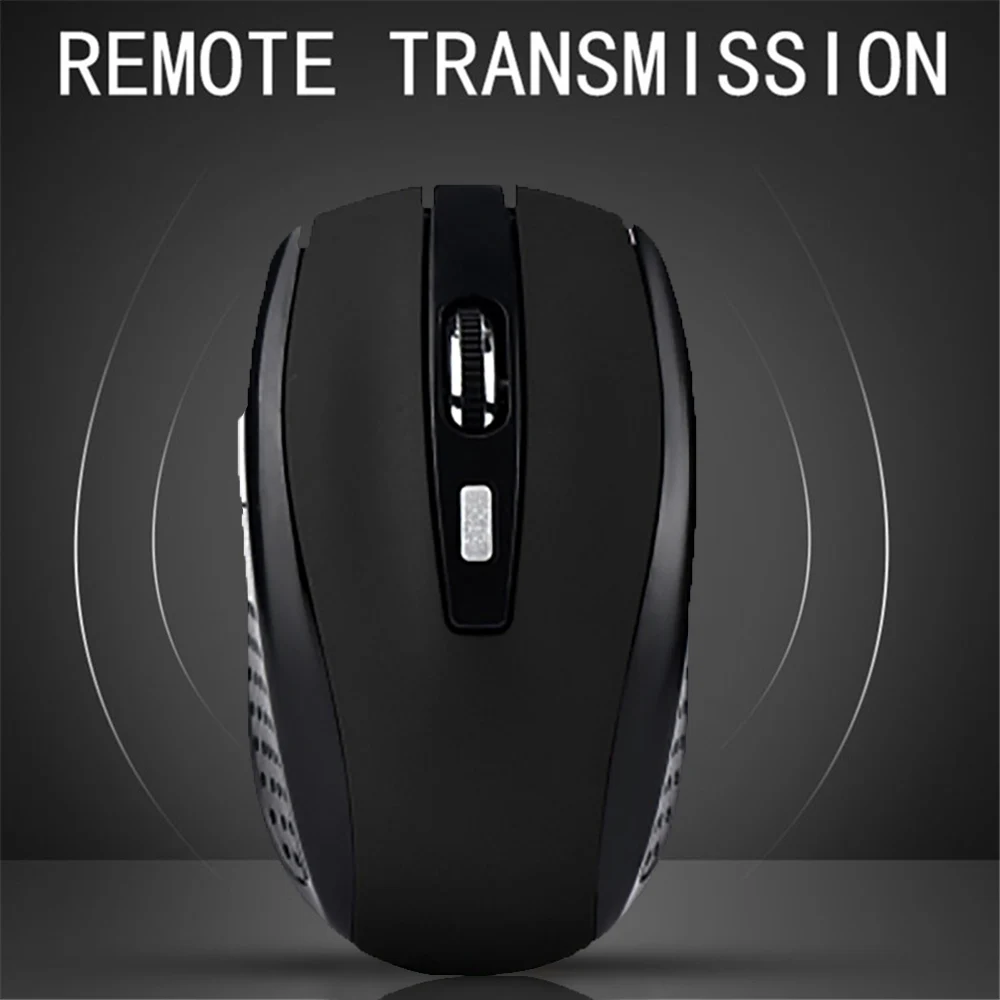 Rovtop 2 4G беспроводная мышь Портативная оптическая 6 кнопок 1200 точек/дюйм мыши для