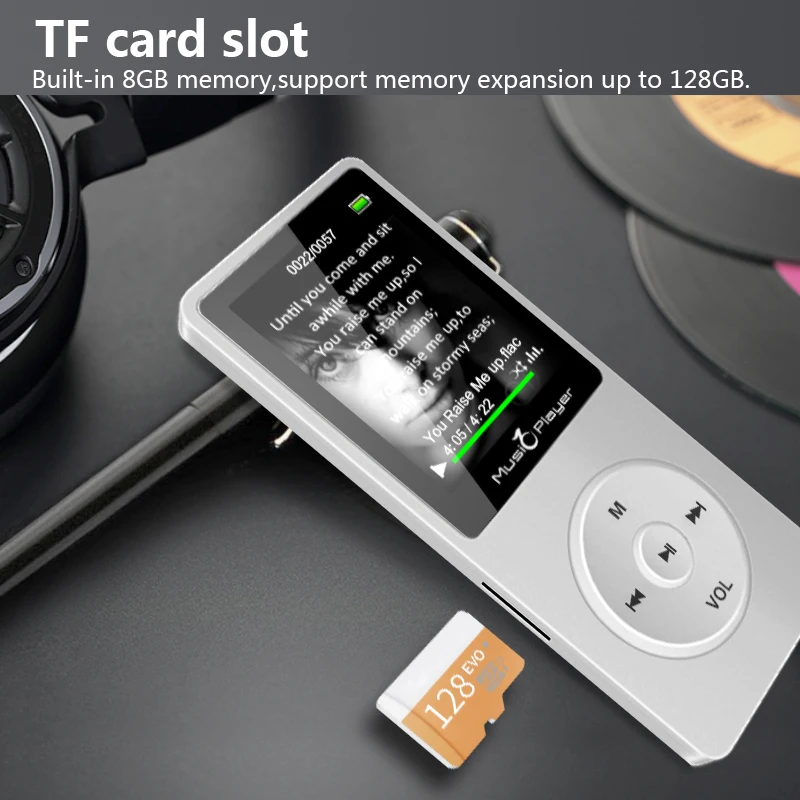 MP3 как только вы любите! Совместим с большинством для чтения электронных книг экран DAP музыкальный плеер для занятий спортом, Hi-Fi, mp 3 плеер без потерь аудио flac плеер с радио fm tf
