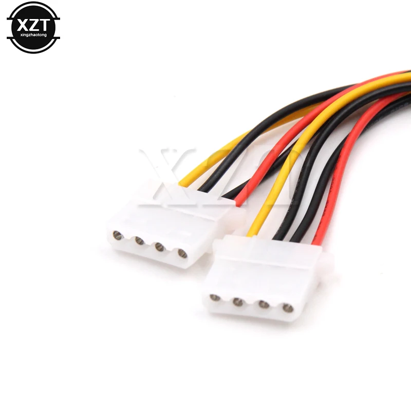 1 шт. 15 контактов SATA штекер на 2 разъема 4 контакта Molex IDE HDD Расширенный силовой