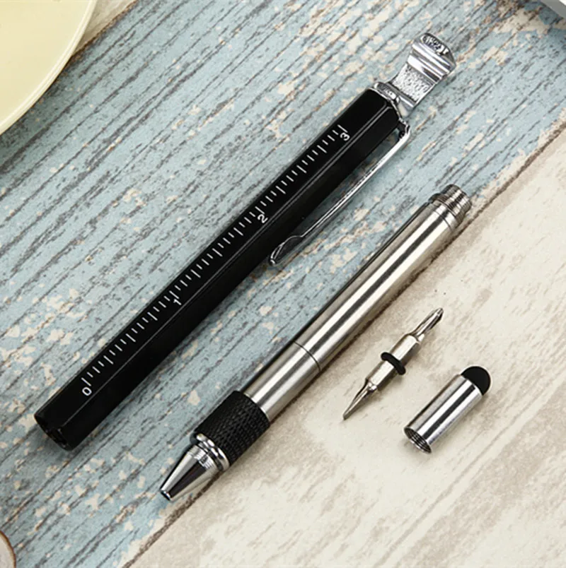 BAIKINGIFT новая многофункциональная ручка 8 в 1 емкостная шариковая ручка|multifunction pen|pen