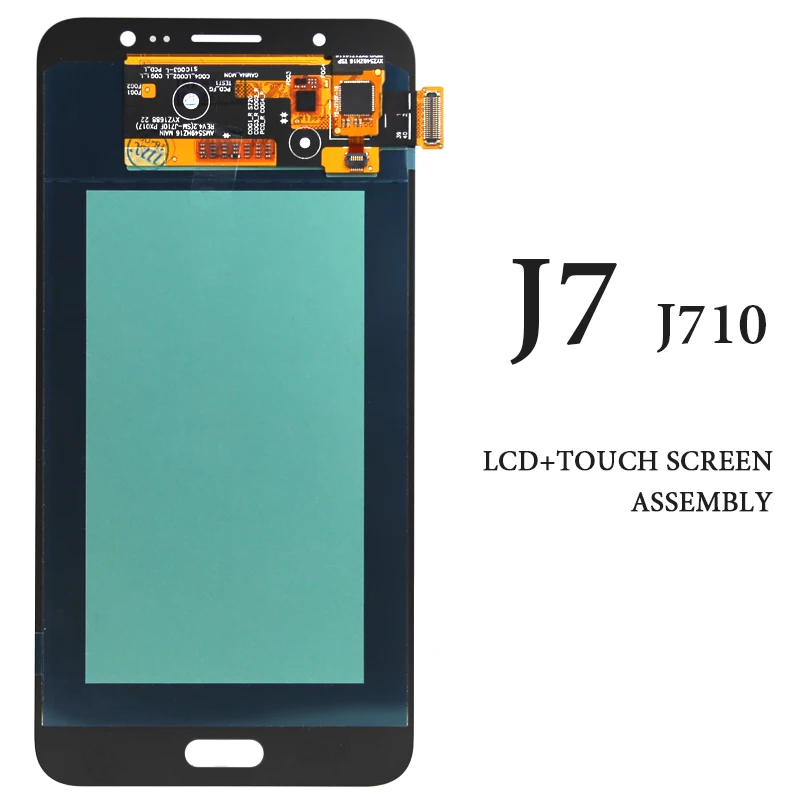 

For Samsung J7 2016 LCD5.5"AMOLED J710 J710F J710M J710H Black White Digitizer Display No Dead Pixel Spare Part Replacement