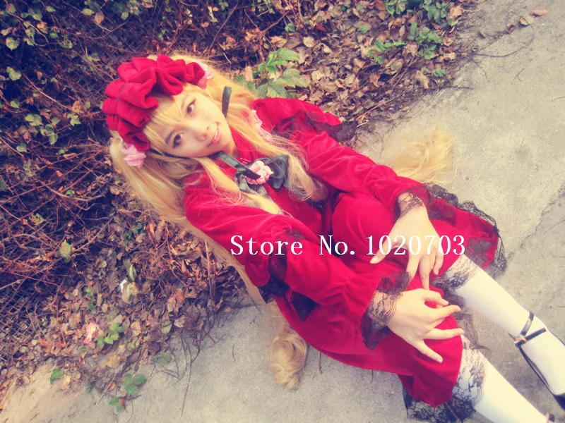 Rozen Maiden Shinku чистый Рубин Райнер платье Косплей Костюм |
