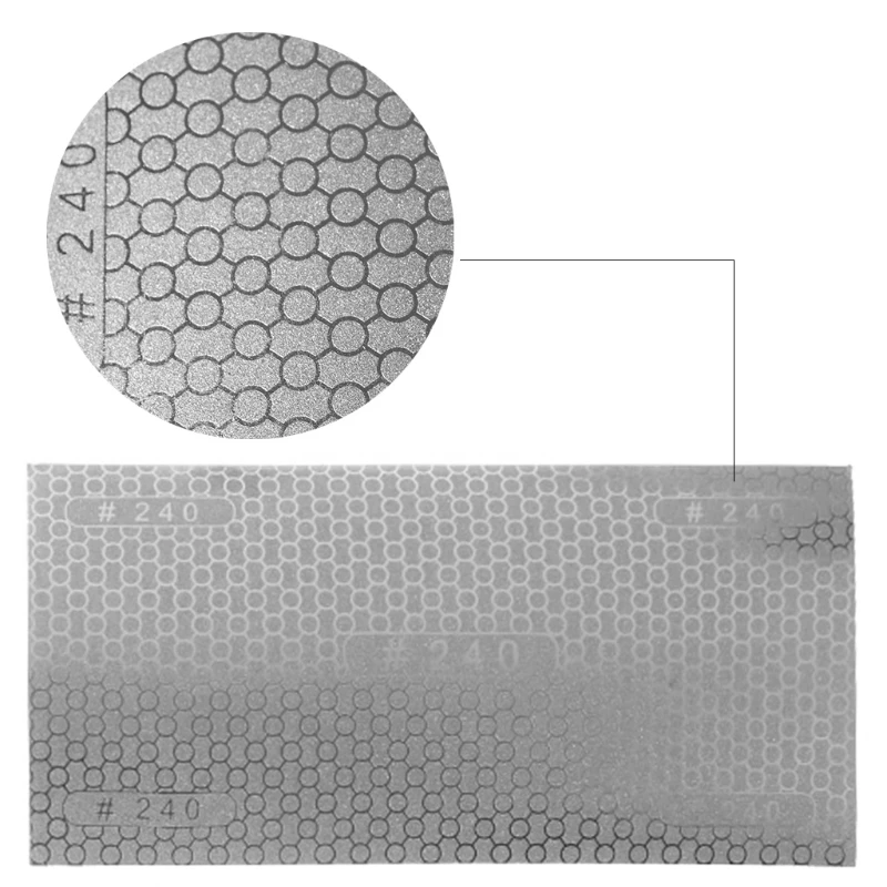 200x100mm Алмазное покрытие для пчелиных сот Сменные шлифовальные диски Грит 150/240/400/1000