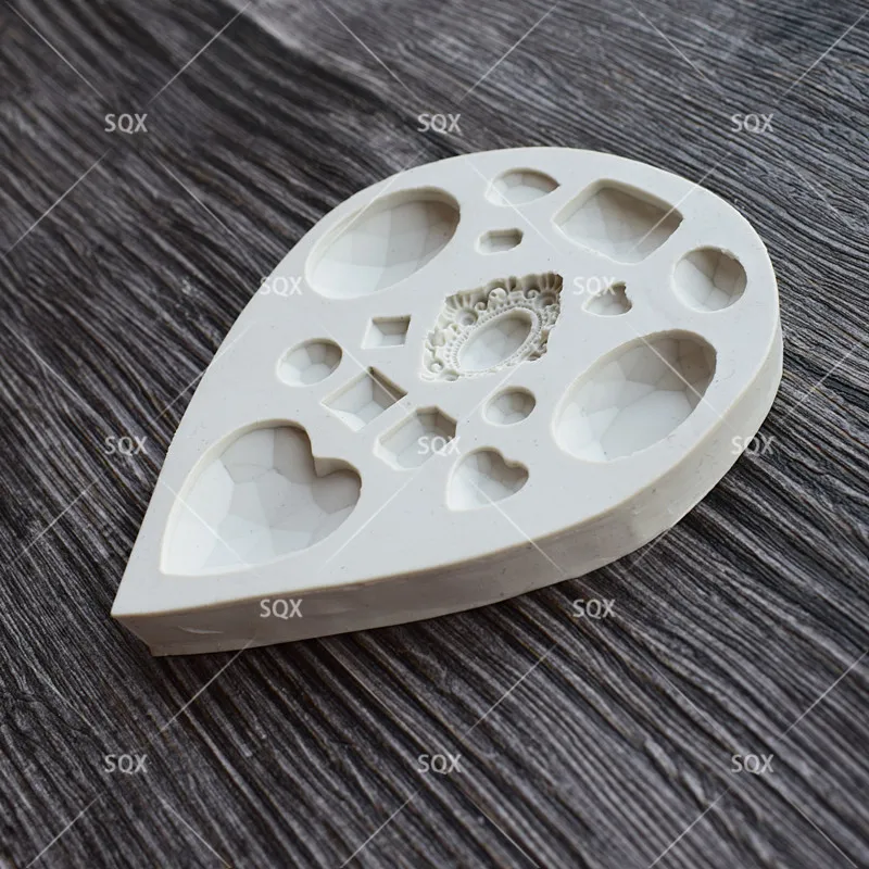 Высококачественная форма для торта в форме драгоценных камней Форма шоколада